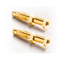 Connecteur banane 2 mm pour montage sur circuit imprimé, fiche et prise banane électriques