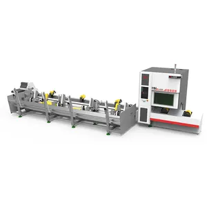 סין מפעל סיבי לייזר מכונת חיתוך MN קטן קוטר נירוסטה פחמן 3kw צינור חיתוך לייזר מכונה