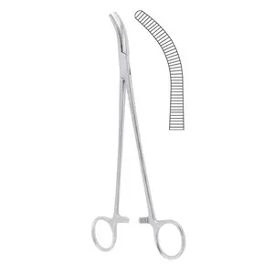 Forceps de histerectura Moynihan, de grado médico instrumentos quirúrgicos, acero inoxidable, 23 cm