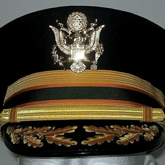 Brandneue Reproduktion US Army Field Officer Militär polizei MP Kleid Blues Uniform Hat Cap