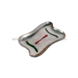 Nouvelle conception plateau en métal nouveauté plat en métal de conception de fleur en relief pour le service plat à 4 compartiments - Product Image 4