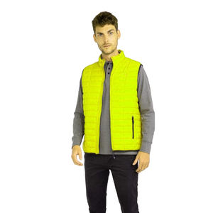 Veste matelassée sans manches XL pour hommes légers et respirants rembourrage en coton imperméable à l'eau fermeture éclair tissu imprimé décontracté grande taille - Product Image 4