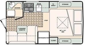 <span class=keywords><strong>Camper</strong></span> Ecocampor di Lusso Leggero per Pickup con Cucina e <span class=keywords><strong>Bagno</strong></span> in Vendita - Product Image 6