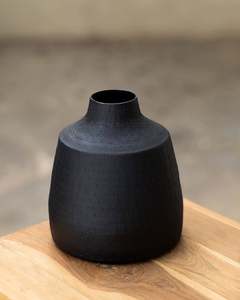 Vase à fleurs moderne de luxe pour la maison hôtel vaisselle de mariage et de fête vases à fleurs décor couleur noire Design moderne Vase à plantes en métal - Product Image 3