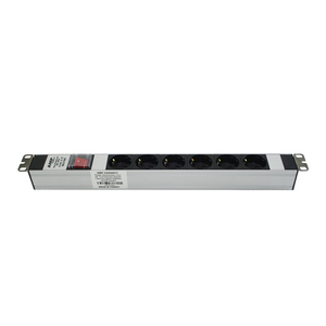 19 inch 6 cách 1U Đức ổ cắm trên Off thắp sáng chuyển đổi PDU Rack mount Đơn vị phân phối điện 16A 250V AC Schuko din49441 - Product Image 6