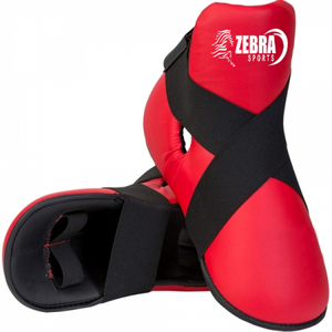 รองเท้าคิกบ็อกซิ่งแบบกึ่งสัมผัส ZEBRA SPORTS รุ่นสั่งทำพิเศษ สำหรับฝึกซ้อม MMA ได้รับการรับรองมาตรฐาน ISO 9001 ผลิตจากวัสดุ Komba นุ่ม - Product Image 4