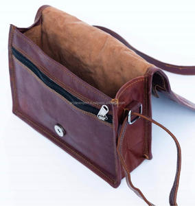 Stylish Messenger <b>Bag</b> Brown Leather Office Use Goat Leather Laptop <b>Bag</b> Unisex <b>Bag</b> - Product Image 5