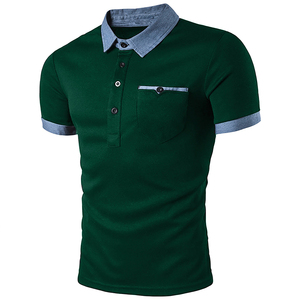 <b>Men's</b> Custom <b>for</b> Polo <b>Shirt</b> Short Sleeve and High Quality Featuring Cotton Pique Design <b>for</b> Summer Casual Wear 100% Cotton - Product Image 5