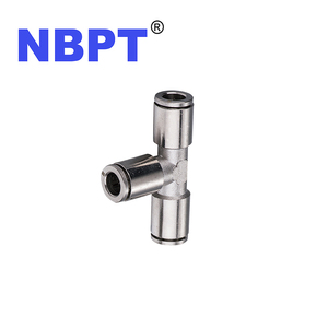 Tùy chỉnh đẩy trong 3 cách không khí Brass TEE khí nén phù hợp tốt bán OEM ODM - Product Image 4
