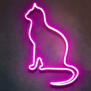 Fortune Lucky Cat Maneki Neko LED <span class=keywords><strong>Anime</strong></span> Enseigne Au Néon Lumière Animal Enseigne Au Néon Décoration Murale Cadeau Personnalisé - Product Image 4