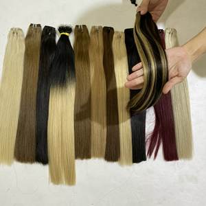 Highlight 6 Color Virgin Human Hair Bundle Weave Hair 30inch , Can Dye Color 2 4 8 27 30 44 130 99j T1b/ Grey - Product Image 5
