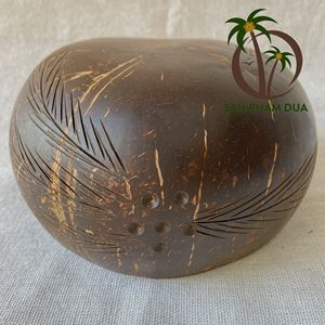 Bols en coquille de noix de COCO de haute qualité, bol en acier inoxydable du VIETNAM/ SMOOTHIE, bols durables et écologiques à bas prix - Product Image 3
