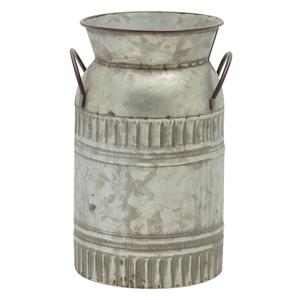 Superior Quality Galvanized Planter <b>Decorative</b> Customized Shape Handmade Milk Can <b>Tall</b> Size Attractive Milk Container - Product Image 3