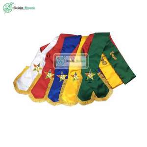 Delantal bordado a mano Order of Eastern Star Masonic OES Worthy Patron Delantal - Product Image 6