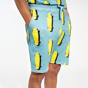 Ensemble décontracté en coton pour homme avec t-shirt et short respirants à séchage rapide, grandes tailles, motif uni, idéal pour l'été - Product Image 6