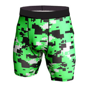 Pantalones cortos de entrenamiento de compresión para hombre bolsillos para teléfono al por mayor pantalones cortos de playa de diseño personalizado de la mejor calidad pantalones cortos de playa brillantes de estambre - Product Image 5