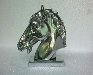 Collection de chevaux en aluminium, grande tête de cheval pour table - Product Image 3