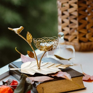 Bougeoirs votifs en fer thème nid pour la maison salon chambre garde-manger décoratif - Product Image 5