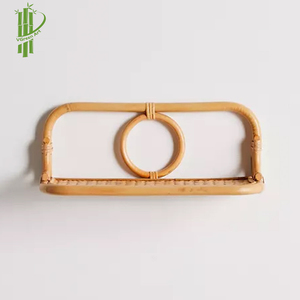 Étagère murale ronde scandinave en rotin artisanal avec rangement pour la décoration de la salle de bain et de la cuisine - Product Image 2