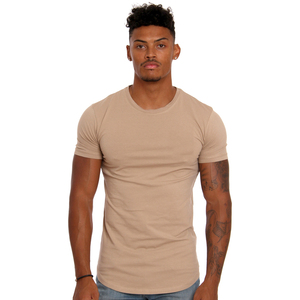 Gran oferta de ropa de gimnasio para hombre, camiseta de LICRA de algodón de secado rápido con logotipo personalizado, camiseta transpirable de talla grande - Product Image 2