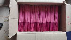 Varillas de incienso crudas rosas personalizables, difusor de aromaterapia curativo relajante con aroma de bambú 100%, caja de incienso de tiempo de combustión de 8 horas - Product Image 4