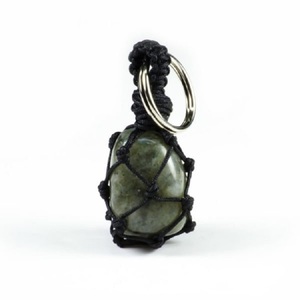 จี้หินลาบราดอไรต์คริสตัลรักษาสร้อยคออัญมณีชุบโลหะผสมขายส่ง - Product Image 4