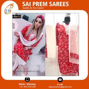 ผ้าเรยอนสำหรับผู้หญิงผ้าคอตตอนเย็บจากผ้าเรยอนแฟชั่นอินเดีย - Product Image 4