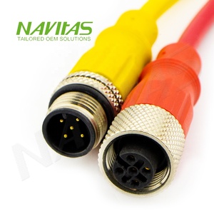 OEM <b>Waterproof</b> M8 M12 Circular Connector <b>Cable</b> Assembly for Industrial Automation Sensor Systems - Product Image 3