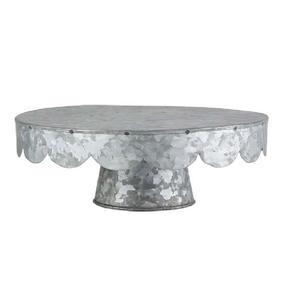 ที่วางเค้กเครื่องเงินชุบสังกะสีขนาดใหญ่มีสไตล์เหมาะสำหรับโชว์ขนมอบและมัฟฟินของหวานสุดหรู - Product Image 3