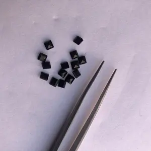 4mm 6mm Natural Black <b>Onyx</b> Square Cut Calibrated Gemstones Wholesale Price Loose Stones for Jewelry Making <b>Necklace</b> Pendant Ring - Product Image 1