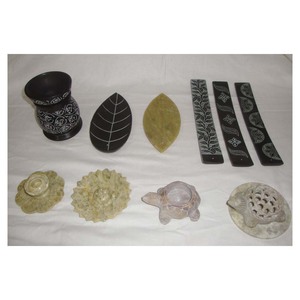 Indian Religion Natural Soapstone Carving Different Shapes And Designs <b>Incense</b> <b>Stick</b> <b>Holders</b> For Wholesale - Product Image 1