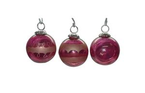 Adornos de Navidad de cristal craquelado, adornos de cristal de Color que le da gran atención a cada retroalimentación adecuada para Navidad - Product Image 3