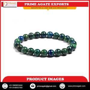 กำไลข้อมือพลอยอะซูไรต์ธรรมชาติเกรด AAA สำหรับธุรกิจ งานฝีมือ ของขวัญเสริมฮวงจุ้ย ขายส่งทั่วโลก - Product Image 2