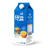 OEM 1L Boîte de papier NPV Marque Meilleure saveur JUS DE GOYAVE BOISSON Jus de fruit naturel Eau Sucre Échantillon gratuit Boisson Nouvel emballage