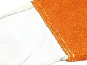 ถุงมือเชื่อมเพื่อความปลอดภัยสำหรับผู้ชายถุงมือหนังอุปกรณ์เสริมสำหรับผู้ชายถุงมือสำหรับงานก่อสร้างออกแบบโลโก้ได้ตามต้องการ - Product Image 5