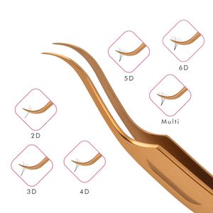 Gold Snake Curved Eyelash Extension Tweezer Middle Cut Private Label, Eyelash Extension Tweezer in Gold Color Snake Shape - Product Image 2
