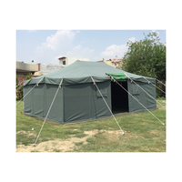 Tenda Kemah Kanvas, Tenda Berkemah Kanvas, Kanvas, Tahan Air, Hijau Zaitun, Khaki, Putih, Khusus, Timur Tengah