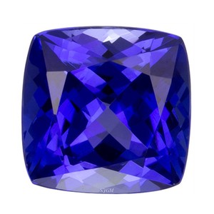 8mm <b>Cushion</b> Cut Natural TANZANITE Wholesale Price High Quality Faceted Loose Gemstone Fine Quality NATURAL TANZANITE GL - Product Image 1