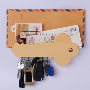 Key Magnetic Holder Home Decorative Key Shape Letter Box Wall Mounted Magnetic Key Holder