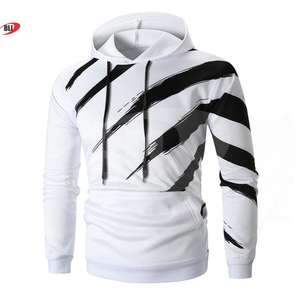 เสื้อฮู้ดผู้ชายผ้าโพลีเอสเตอร์100% มีฮู้ดพิมพ์ซับลิเมชันสำหรับกีฬาฤดูหนาวออกแบบโลโก้ได้ตามต้องการ - Product Image 1