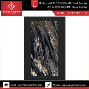 Conception haute résolution populaire 900x1800mm vente en gros carreaux de sol décoratifs en porcelaine numérique granit rouge. - Product Image 4