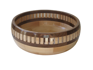 Serving Bowl Set in Brown <b>Wood</b> With Trending Round Design Perfect for Stylish <b>Kitchen</b> Tabletop and Dining <b>Accessories</b> Use - Product Image 3