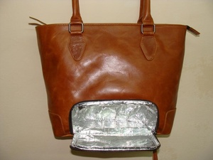 Bolso de mano informal para mujer, diseño impresionante, patrón Saffiano, cuero genuino, forro de algodón, cierre de cremallera, Bolso pequeño con dos asas - Product Image 4