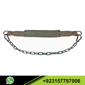 Leather Dip Belt with Chain for Weighted Pullups and Dips Professional Grade Fits Any Waist Size Weightlifting Leather Belts - Product Image 6