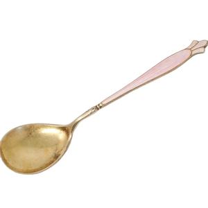 Buffet alimentaire cuillère de service ensemble de couverts restaurant de qualité supérieure grande taille couleur or ensemble de couverts en métal prix raisonnable - Product Image 1