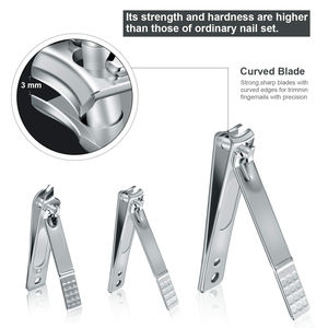 QNQ, 12 Uds., juego de manicura y pedicura, cortaúñas profesional de acero inoxidable de alta calidad, gran oferta, herramientas para el cuidado personal de las uñas - Product Image 3