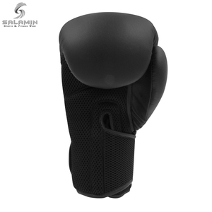 Guantes de boxeo de Muay Thai con diseño geométrico para hombres y mujeres para entrenamiento de artes marciales - Product Image 3