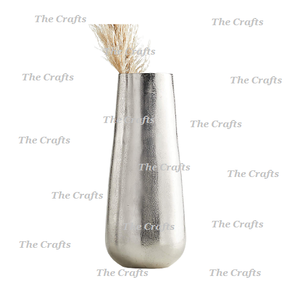 Vase à fleurs en acier inoxydable couleur argent avec vase à fleurs artificielles de qualité supérieure à un prix abordable - Product Image 6