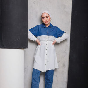 Tunique Kimono pour femmes, vêtements islamiques, Abaya, Kaftan, mode arabe, musulman, dubaï, robes modestes, qualité turque, nouvelle collection - Product Image 1