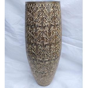 Vase à fleurs en laiton poli de nouvelle conception avec imitation antique - Product Image 1